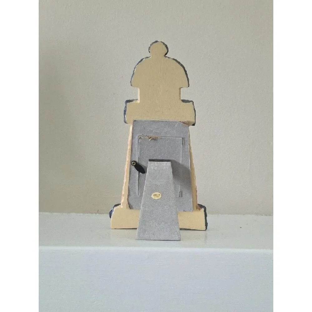 Decorative Yellow and Gray Lighthouse Photo Frame